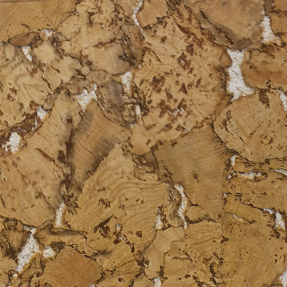 Wandkurk Madelief WB Naturel Wit